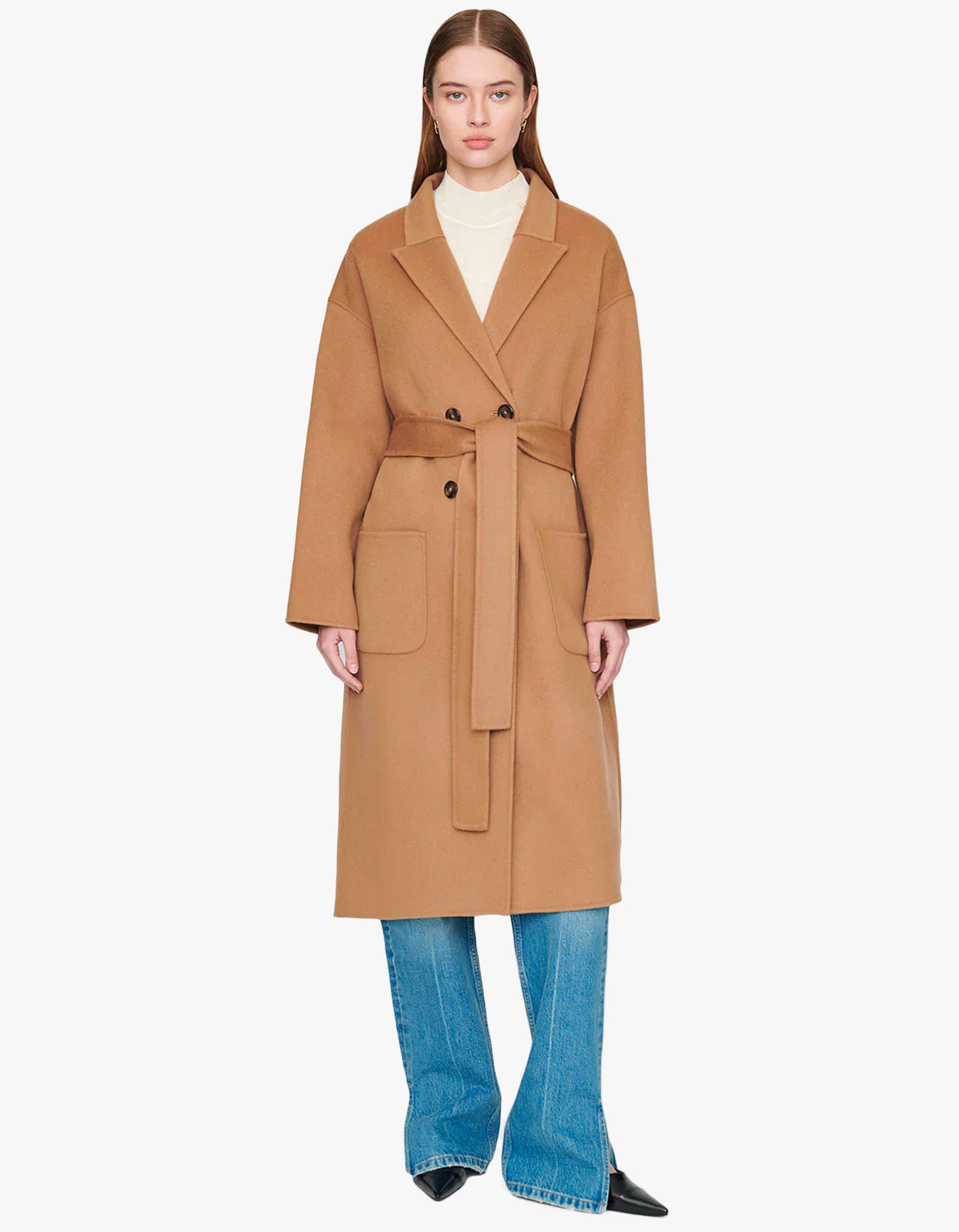 Superette Dylan Coat Camel Cashmere Blend