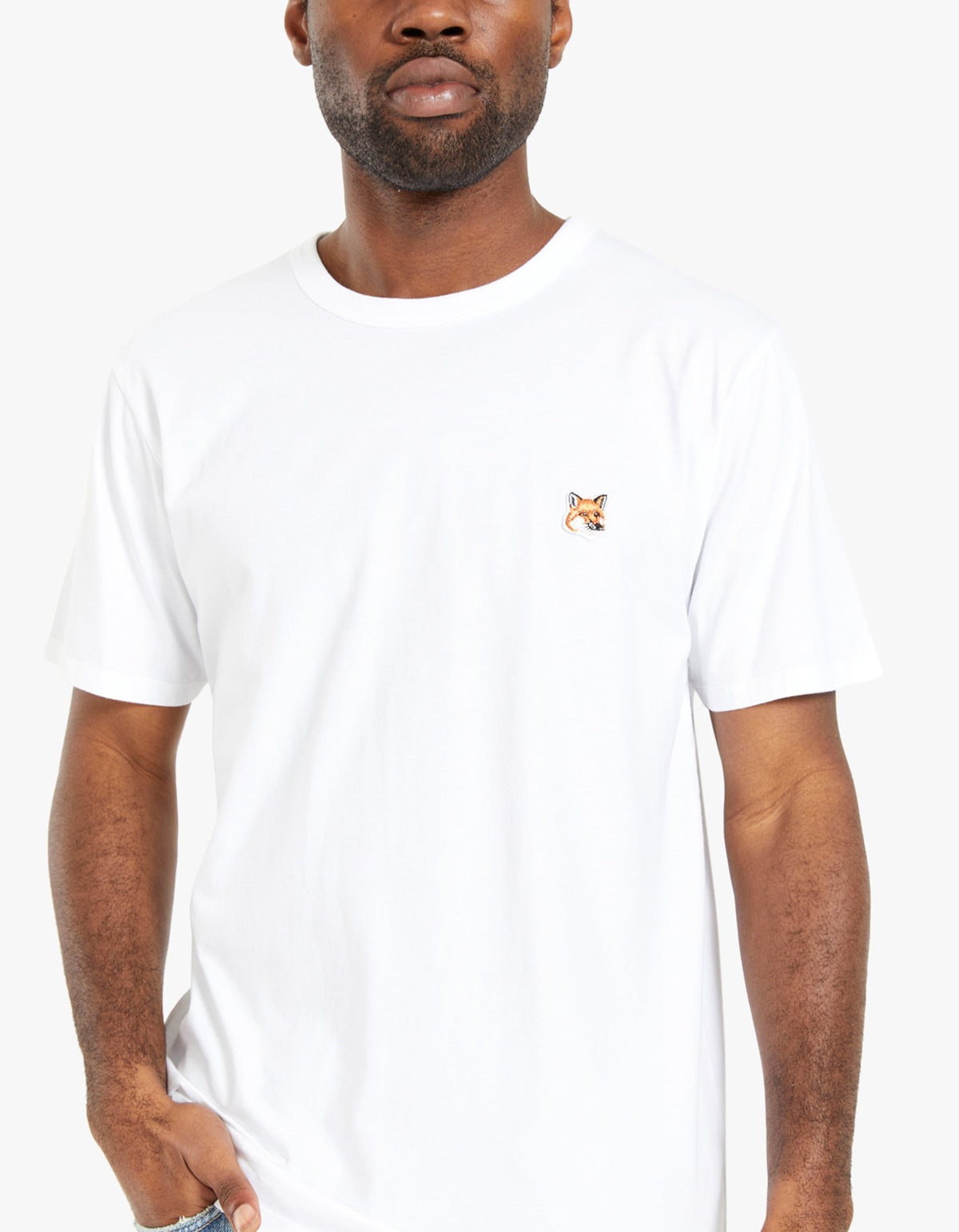 Superette | Fox Head Patch Tee - White