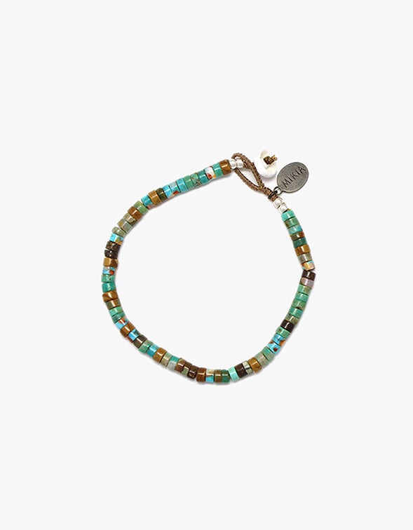 Superette Heishi Beads Bracelet Turquoise Mix