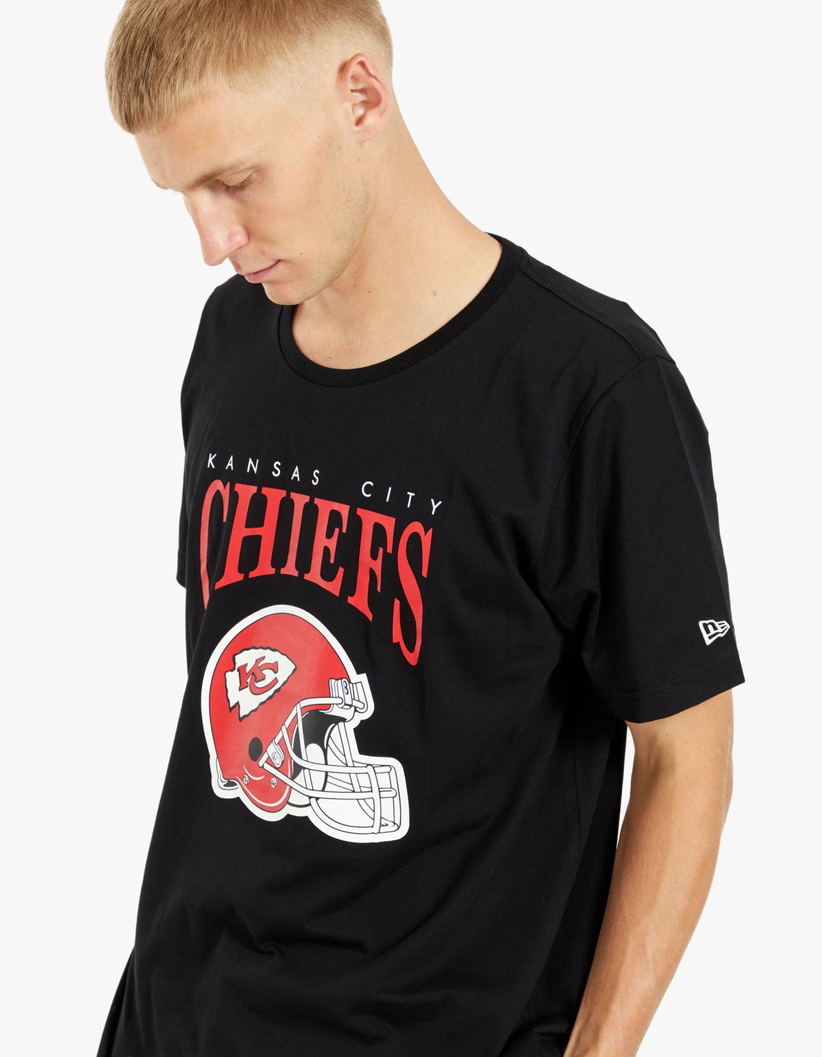 New era NFL Jersey Inspired Kansas City Chiefs Short Sleeve T-Shirt Black