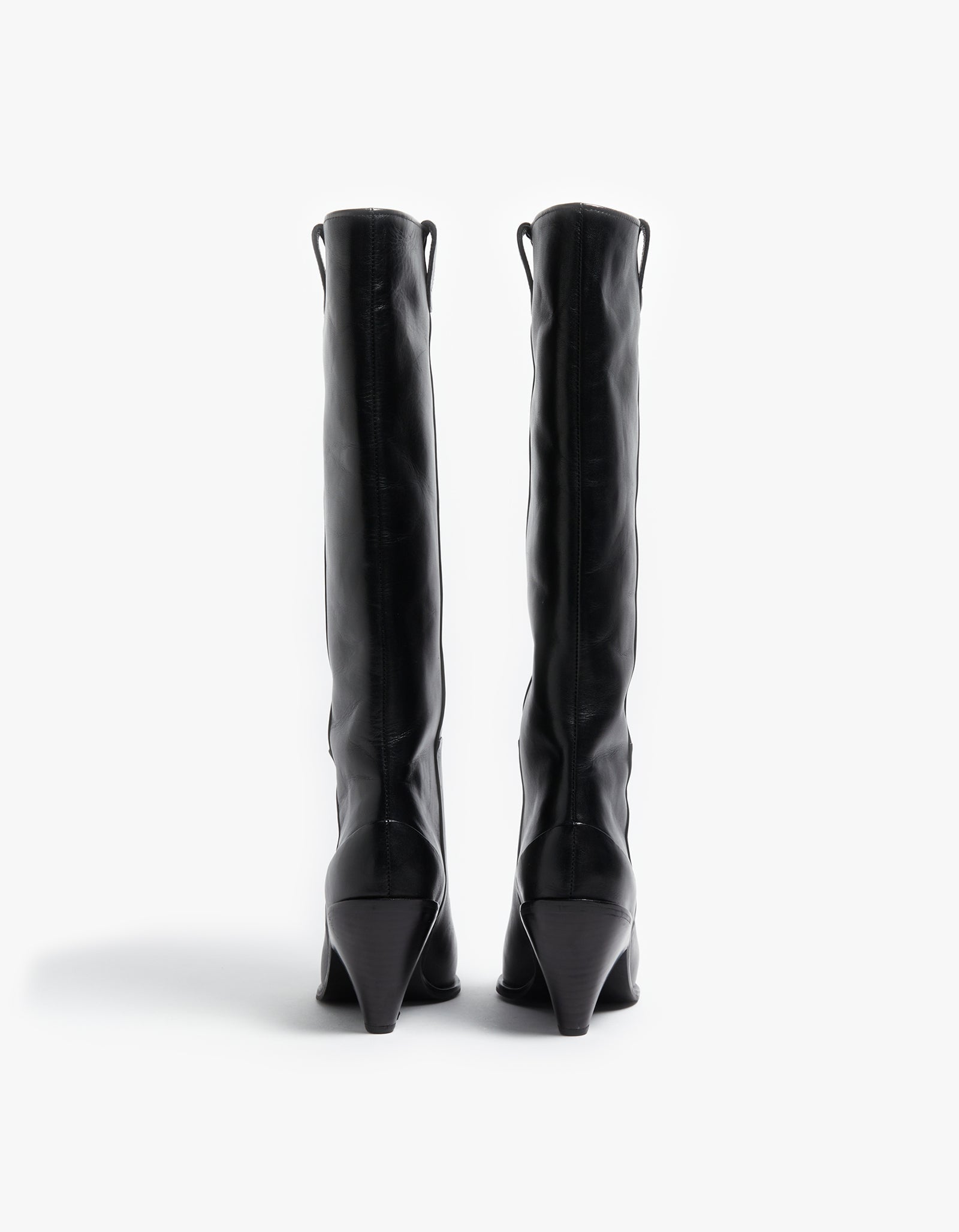 Superette La Tribe x Frankie Knee High Boot Black Leather