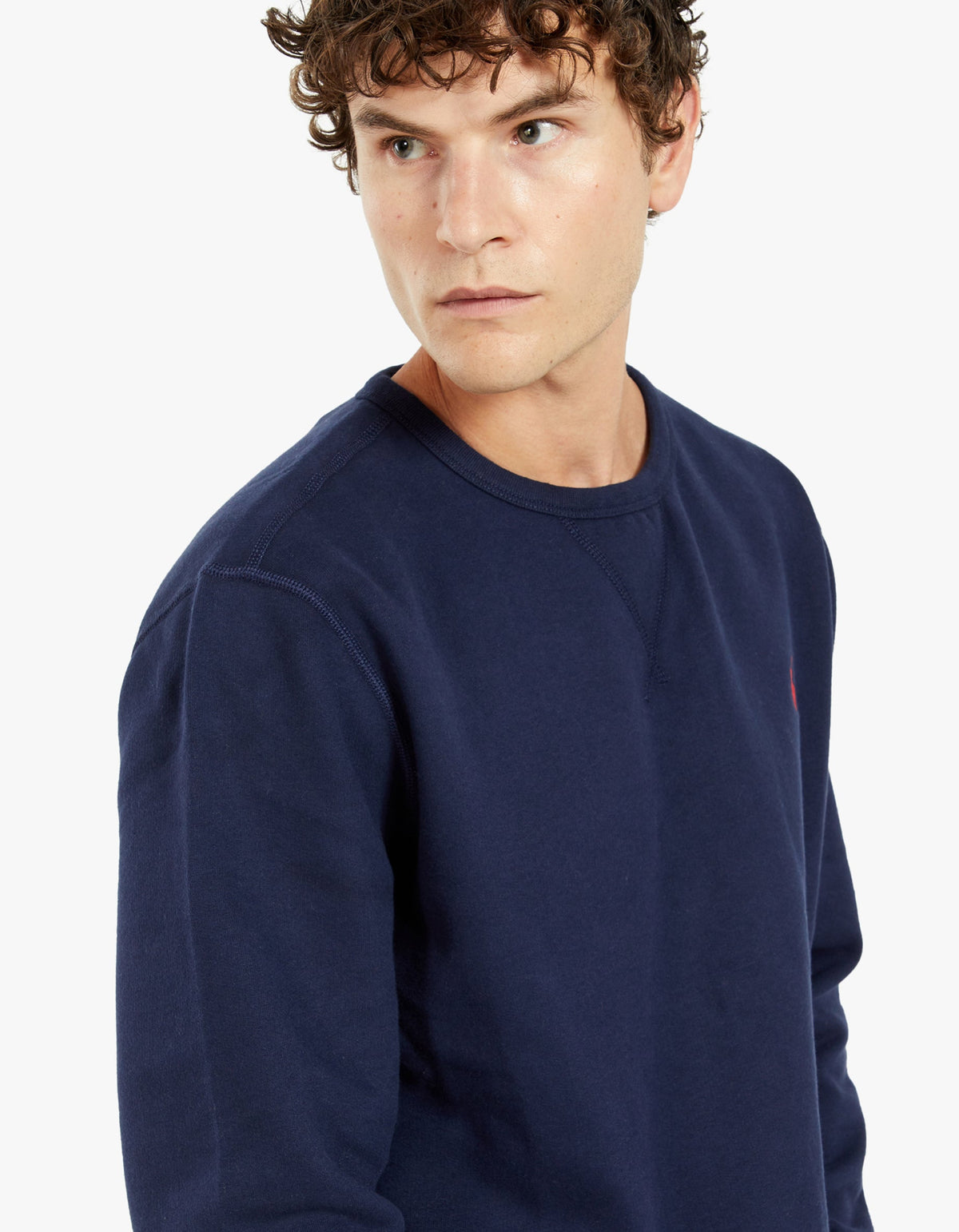 Superette | Long Sleeve Knit RL Fleece - Cruise Navy