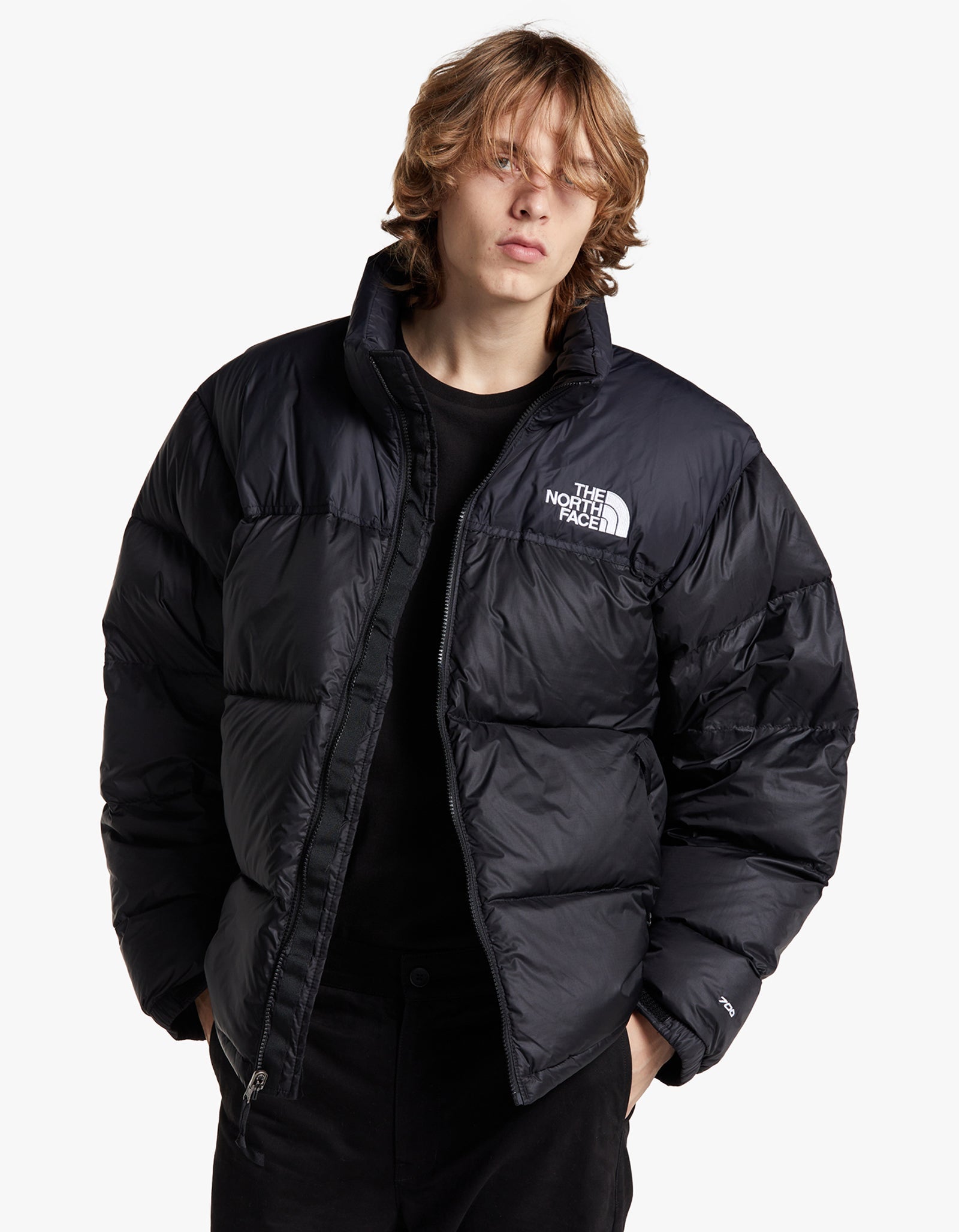 Mens 1996 Retro Nuptse Jacket RecycLED TNF Black – Superette
