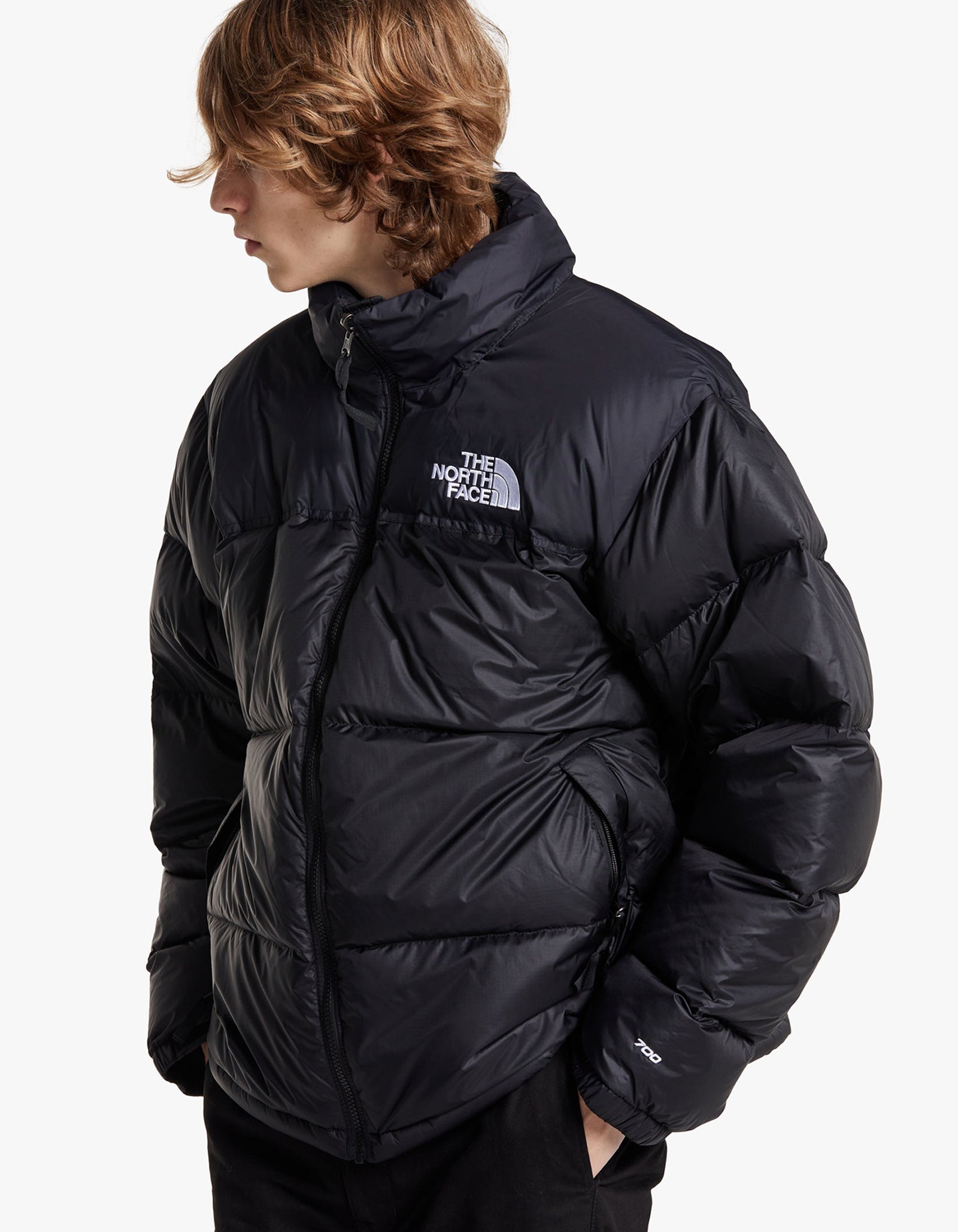 Mens 1996 Retro Nuptse Jacket RecycLED TNF Black – Superette
