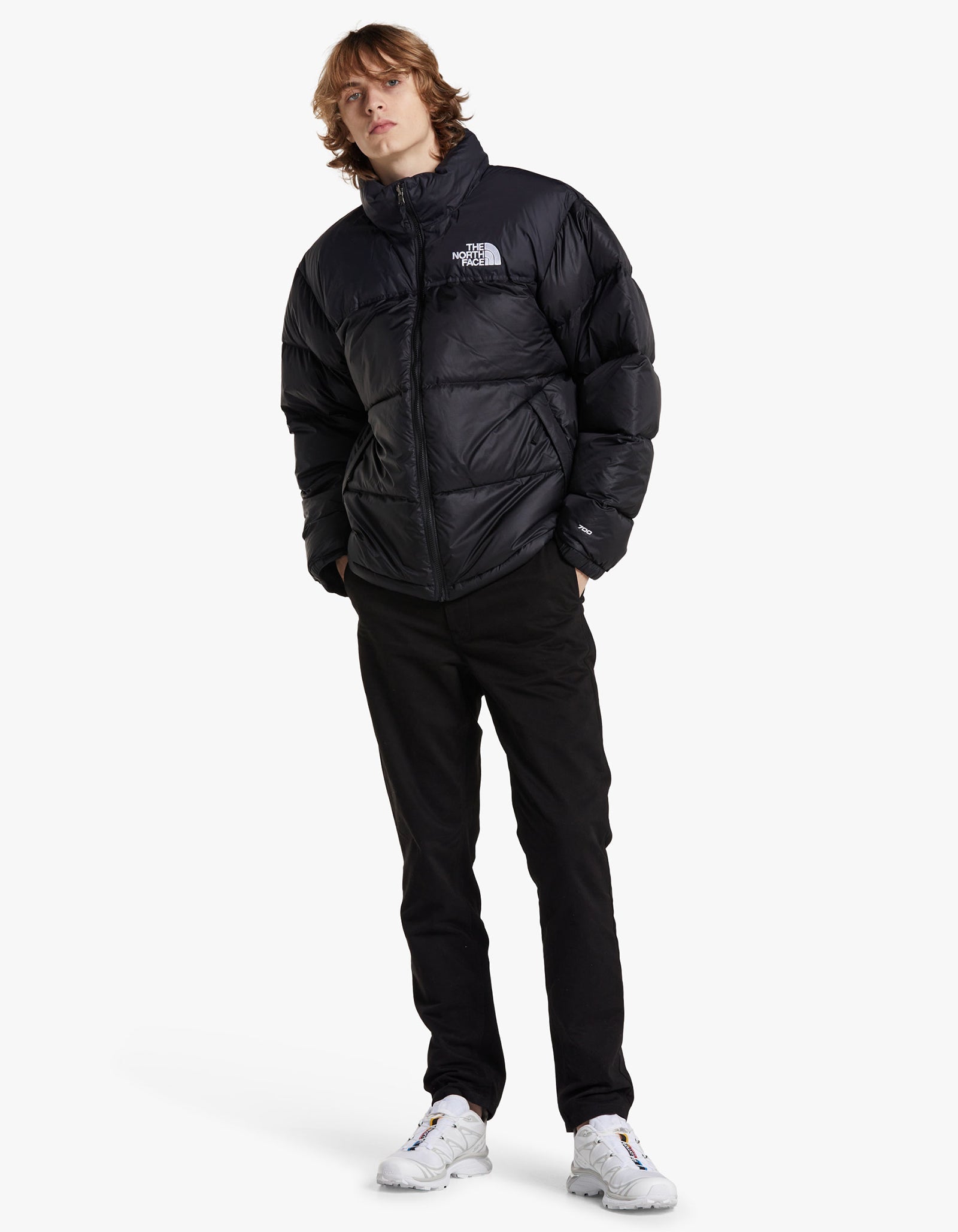 Mens 1996 Retro Nuptse Jacket RecycLED TNF Black – Superette