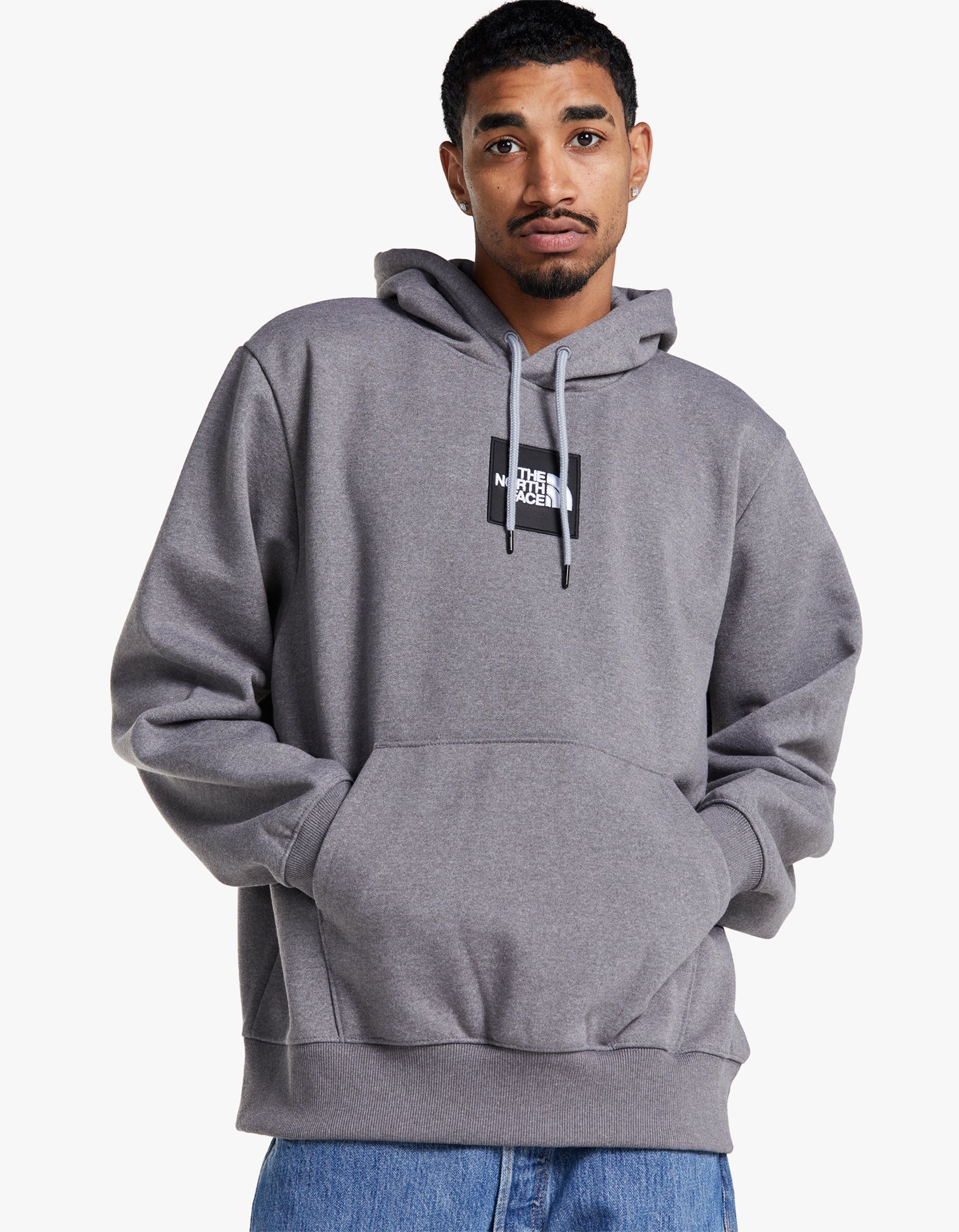 North face box logo clearance hoodie