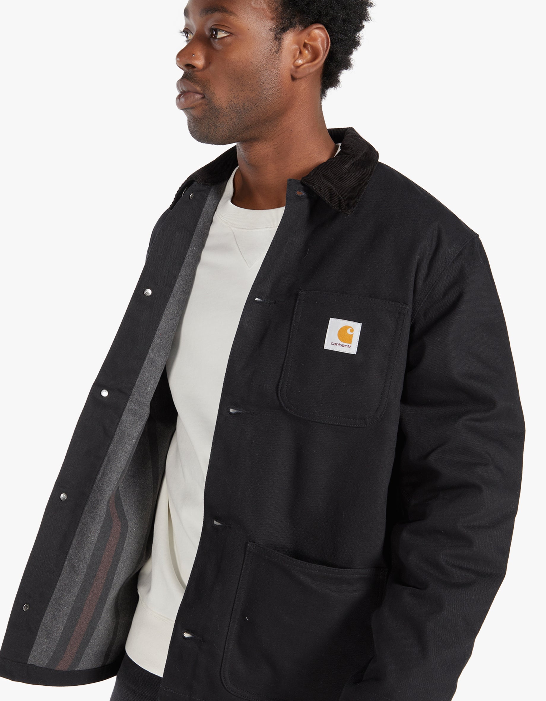 Carhartt michigan sales chore coat black