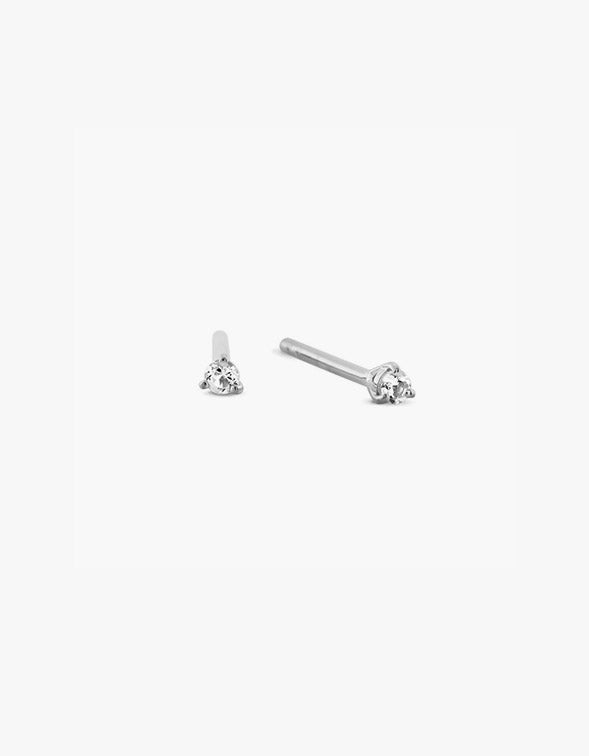 Ssil solitaire sale earrings