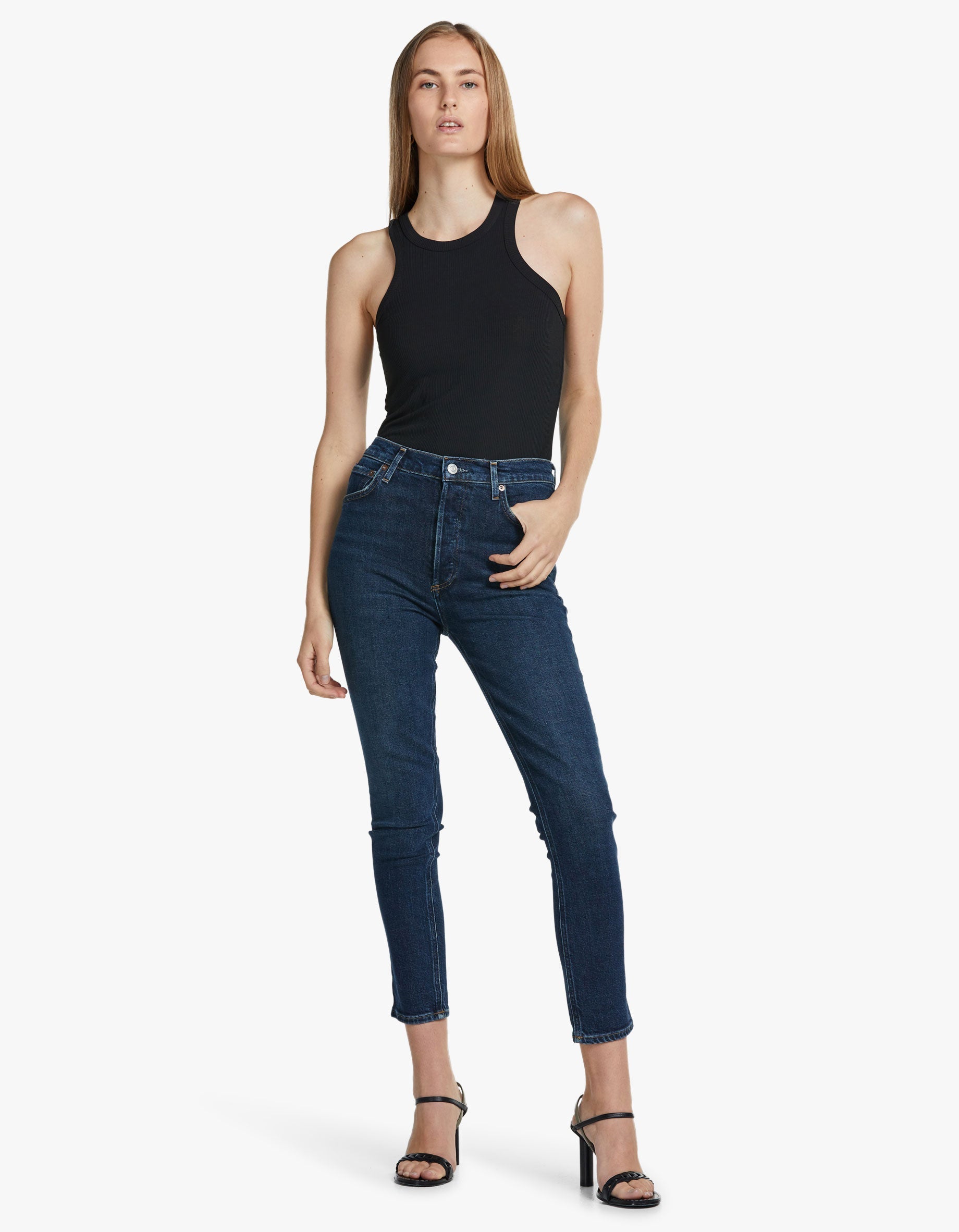 Superette Riley Long High Rise Straight Crop Compilation