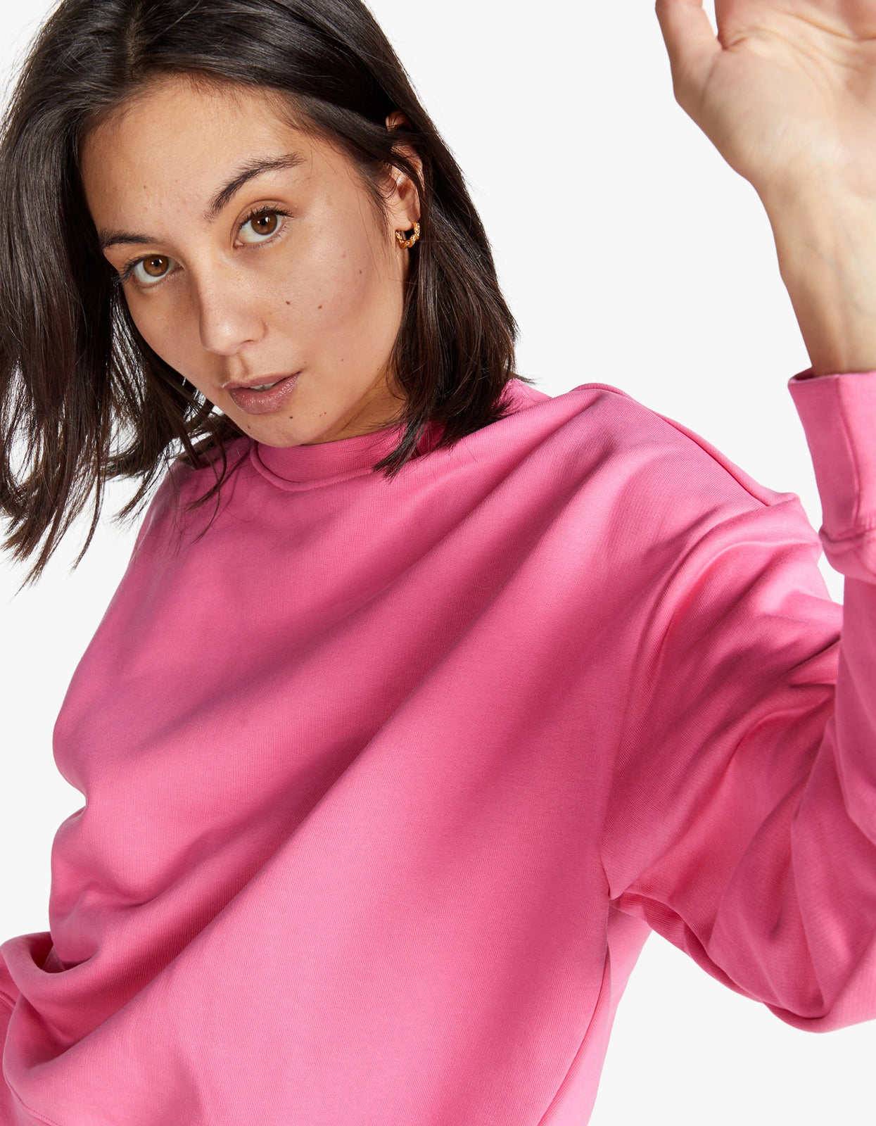 Oversized Crew - Hot Pink *Made to Order* – Peanut and Bumble