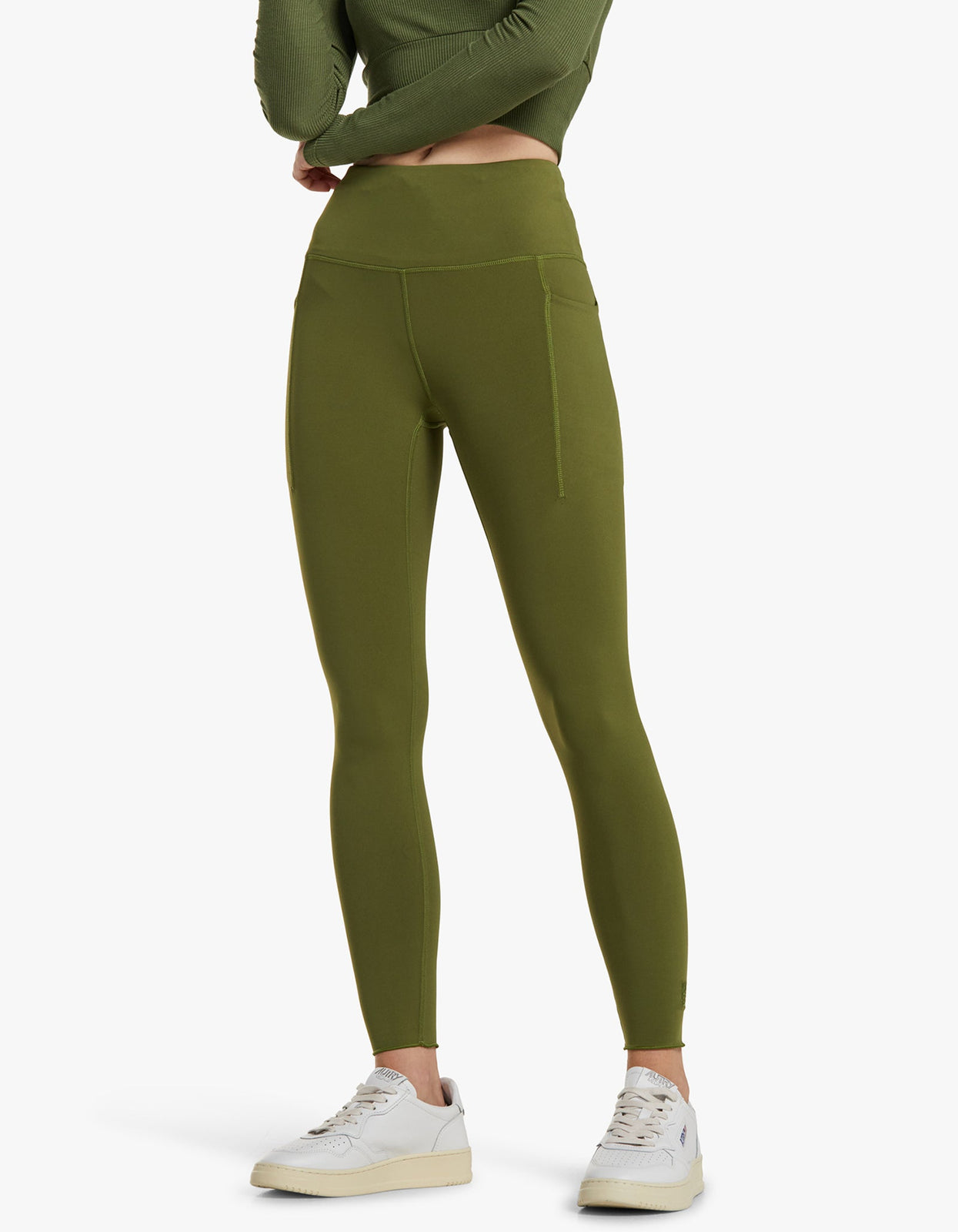 Fabletics Camo Leggings Green - $9 - From Riley