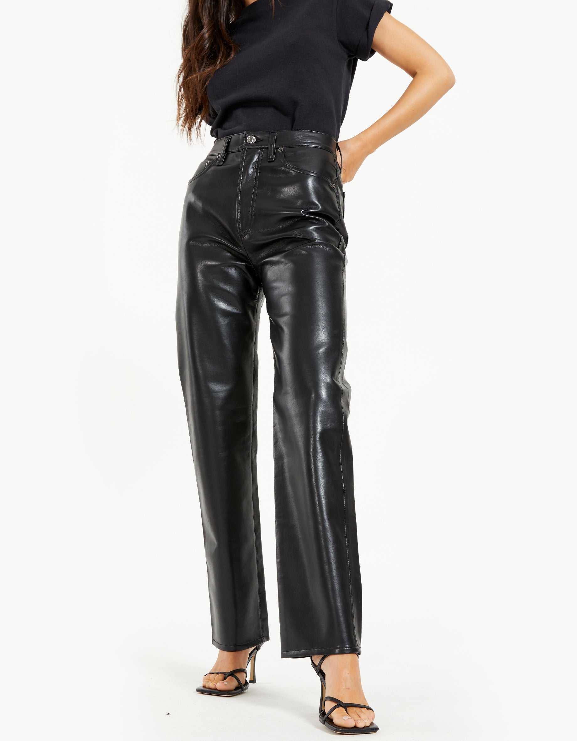 Superette Recycled Leather 90s Pinch Waist Detox