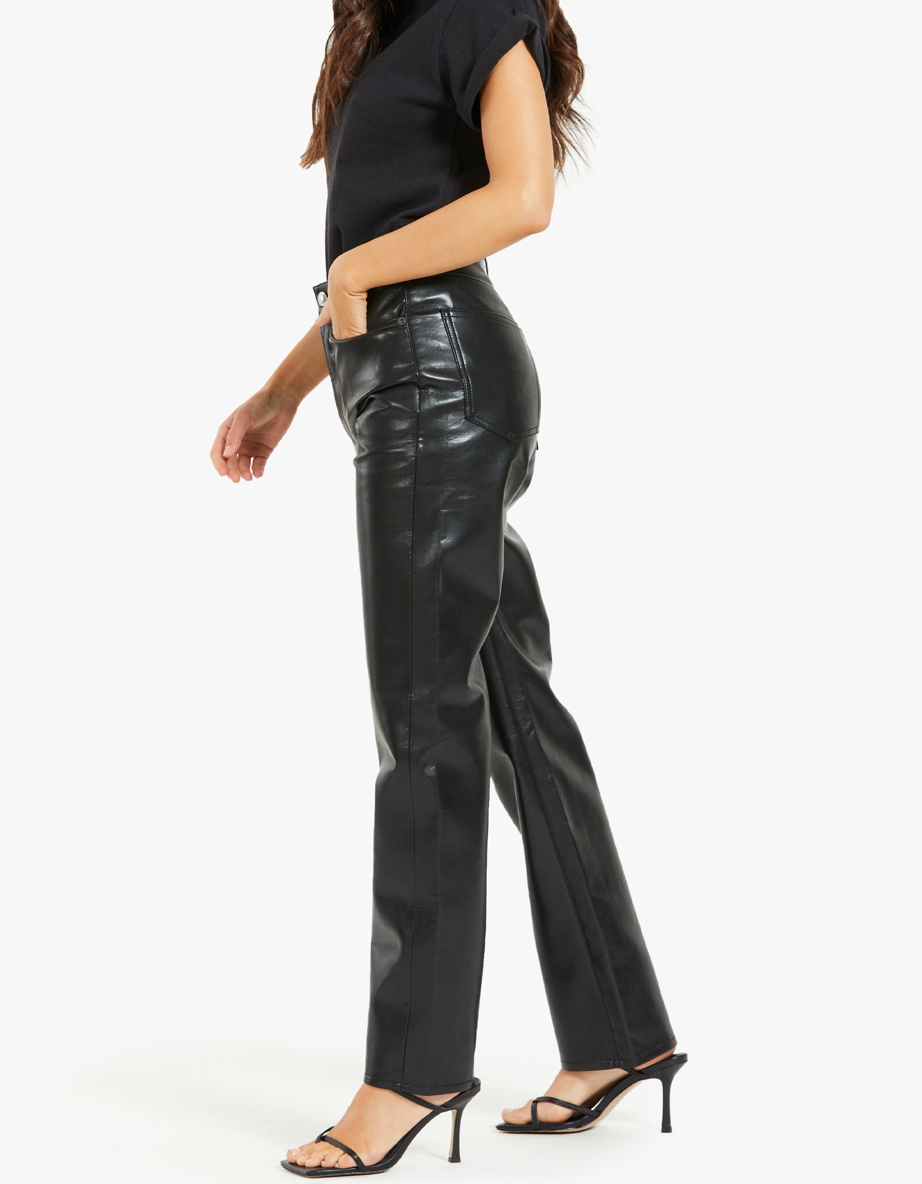 Superette Recycled Leather 90s Pinch Waist Detox