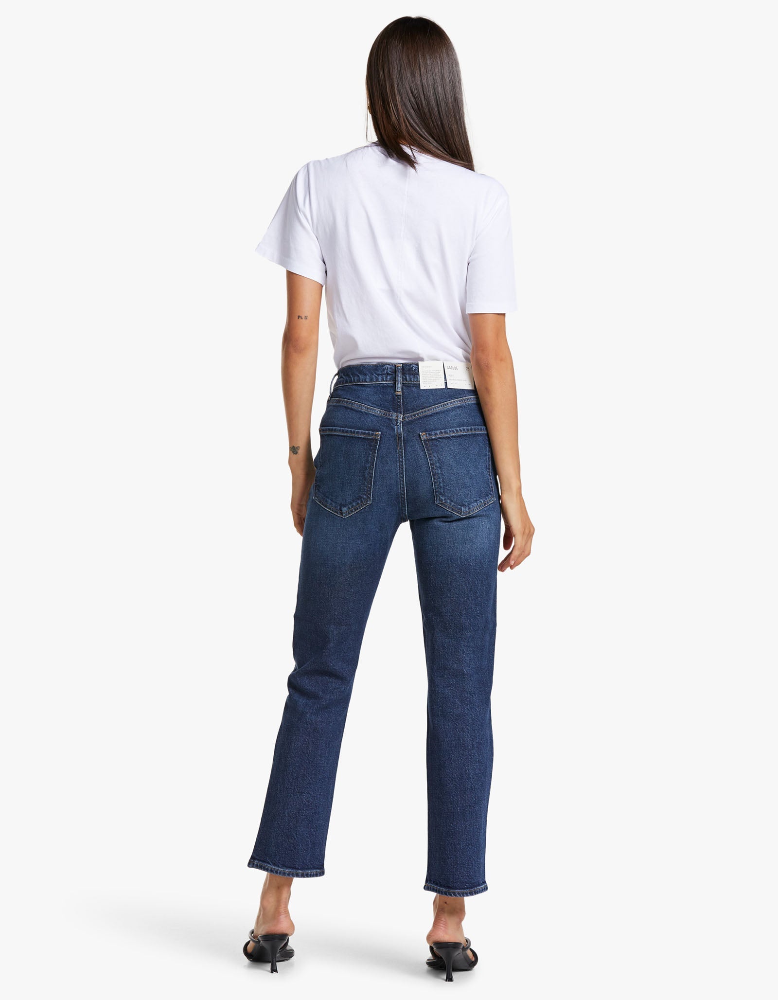 Superette Riley High Rise Straight Crop Divided