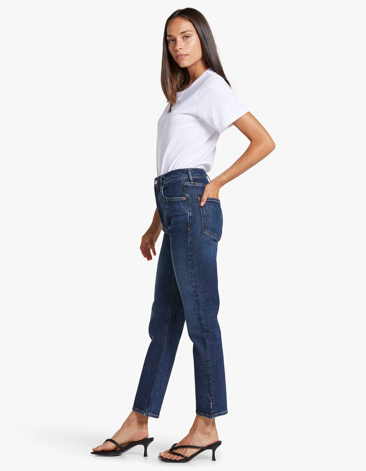 Superette | Riley High Rise Straight Crop - Divided