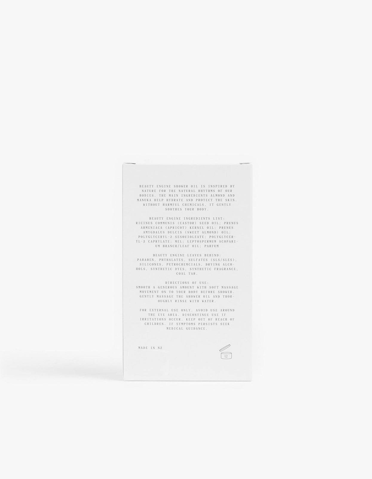 Superette Shower Oil Sweet Almond & Manuka Honey