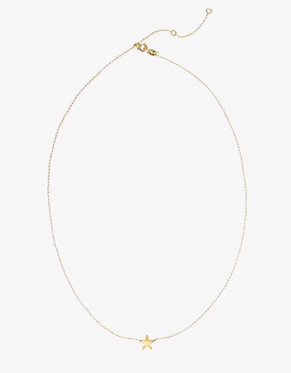 Superette Star Charm Necklace Gold