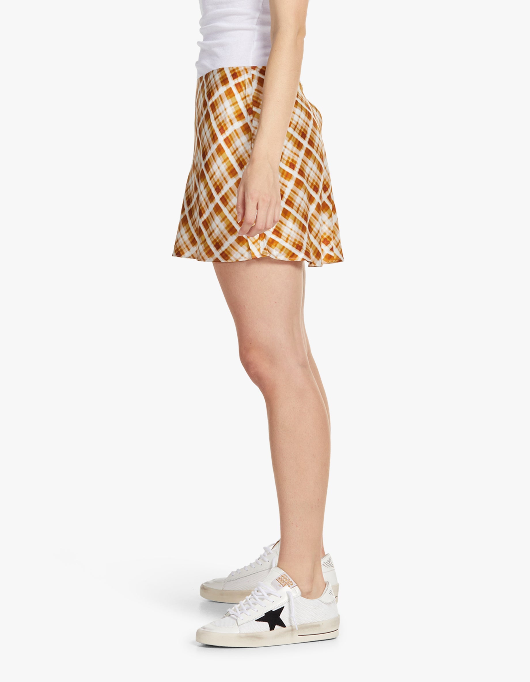 Andmary Hanna check mini skirt - スカート