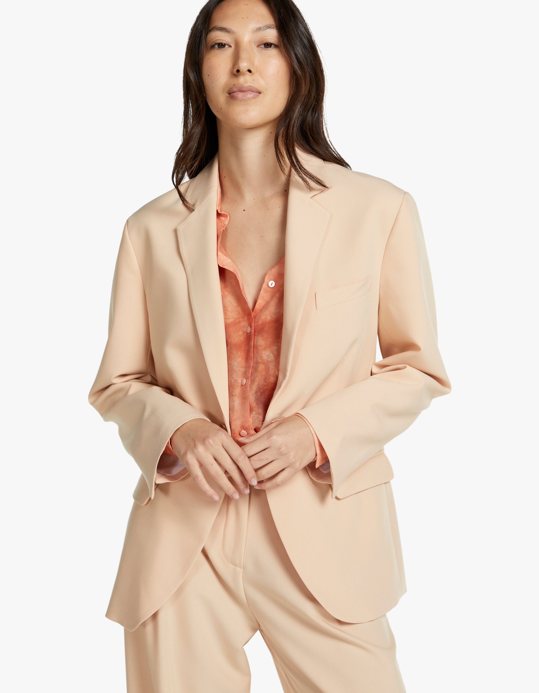 Apricot blazer sale