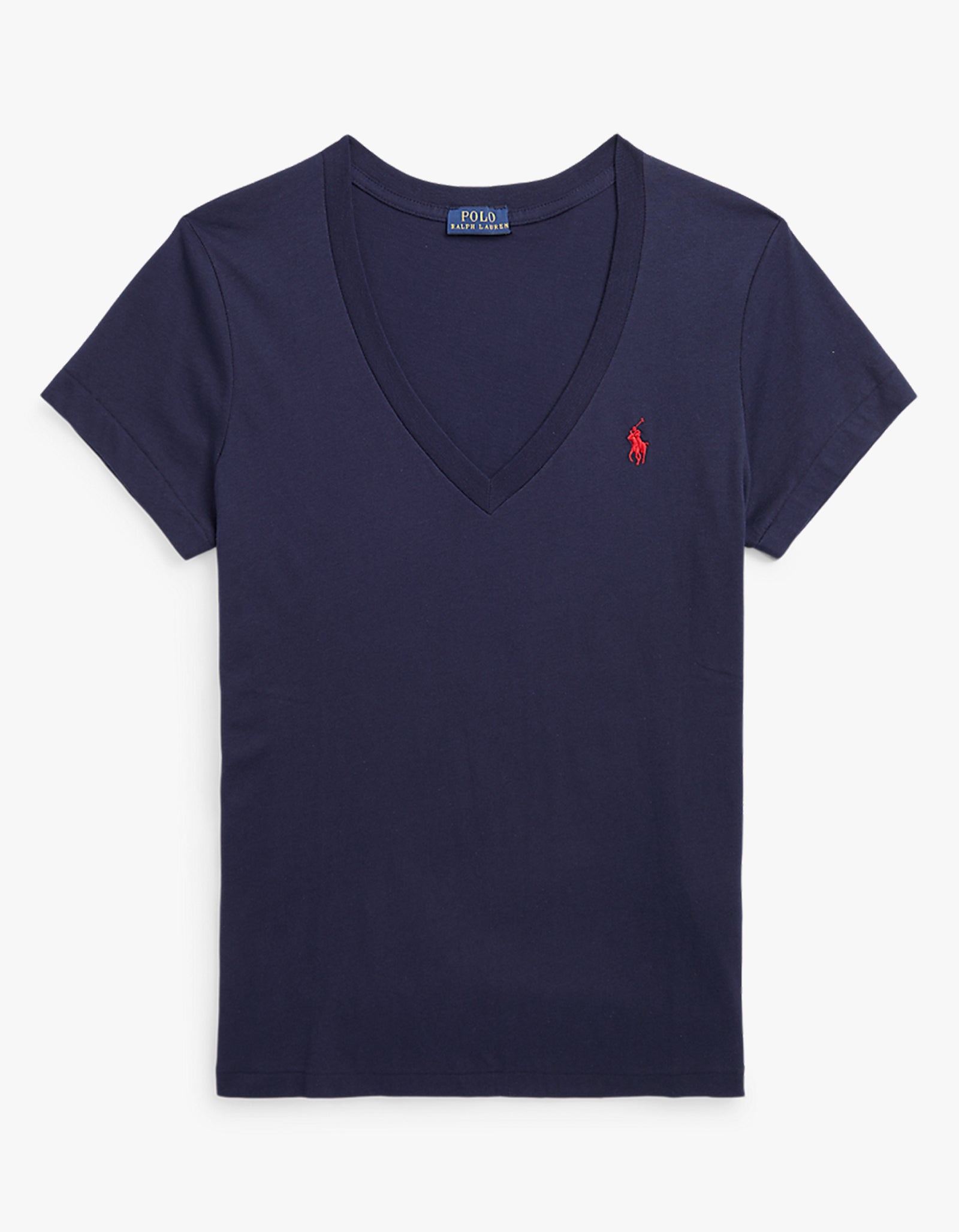 Superette V Neck Short Sleeve T Shirt Cruise Navy