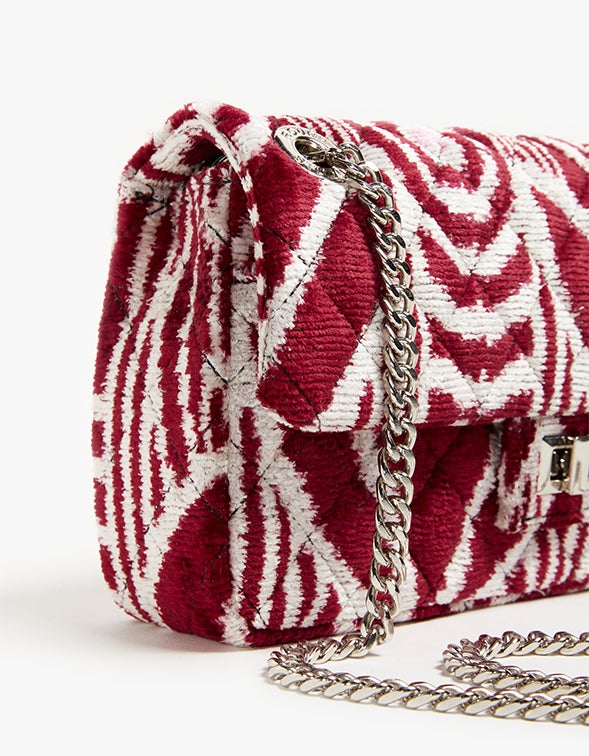 Superette Velvet Bandita Bag Red Multi