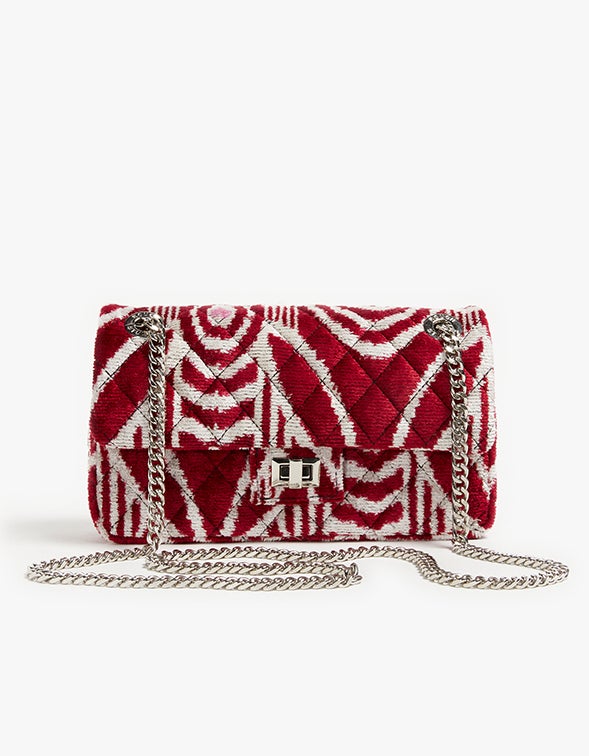 Superette Velvet Bandita Bag Red Multi