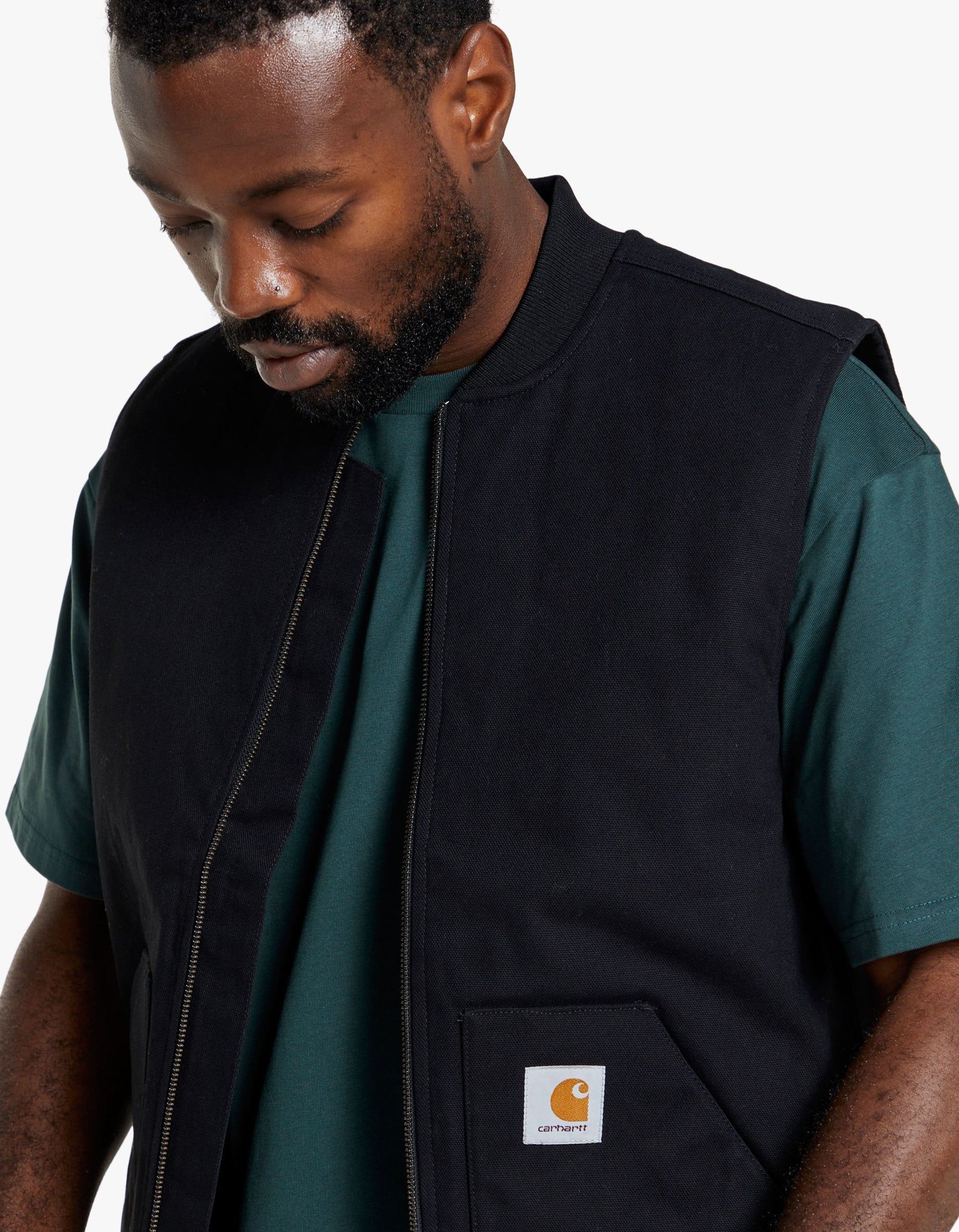 Green on sale carhartt vest