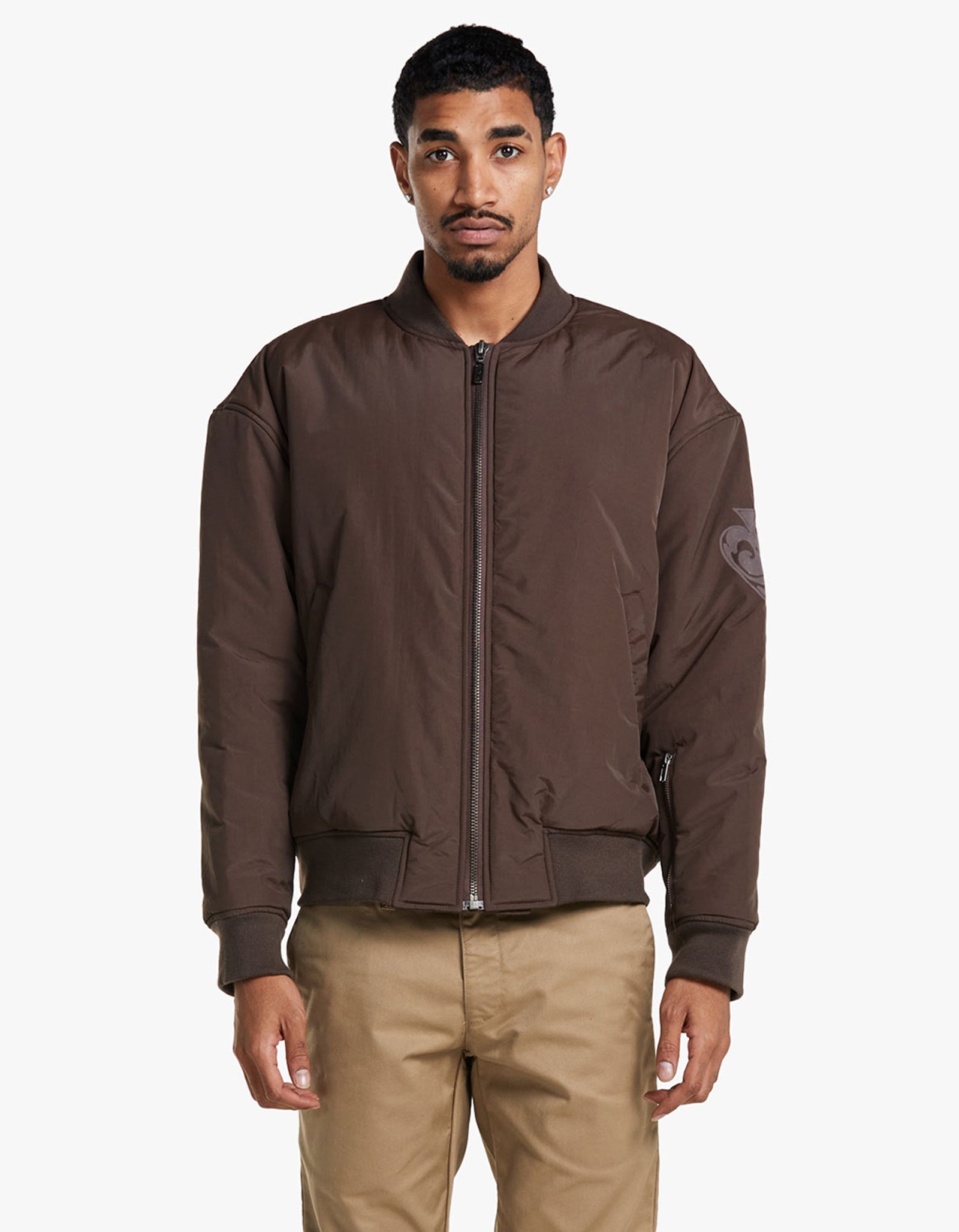 Superette Zip Bomber Brown