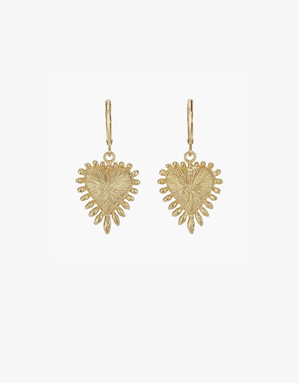 Zoe and morgan on sale gypsy heart earrings gold